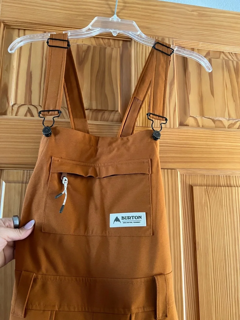 Carhartt Rust Brown Ski/Snowboard Bib Overalls - Picture 3 of 4